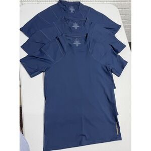 Lot Of 3 TommieCopper Shirt Mens Medium Shoulder Centric Support BlueGymTraining